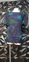 Load image into Gallery viewer, Candlelight Champagne vintage beaded and sequin top         sz 18, best fit sz 16
