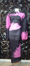 Load image into Gallery viewer, Accordion pleated design stretch dress             sz one size
