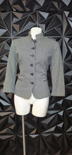 Load image into Gallery viewer, Chaps stripe blazer                sz 12, best fitting sz 10
