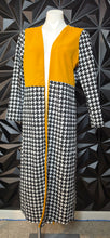 Load image into Gallery viewer, Shein curve houndstooth open front duster          sz 0xl
