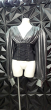 Load image into Gallery viewer, Akira metallic corset top             sz 1xl
