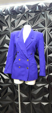 Load image into Gallery viewer, Lynn Greene purple blazer              sz 12, Best fitting sz 8/10

