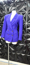 Load image into Gallery viewer, Lynn Greene purple blazer              sz 12, Best fitting sz 8/10
