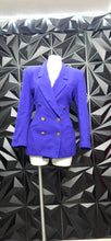 Load image into Gallery viewer, Lynn Greene purple blazer              sz 12, Best fitting sz 8/10
