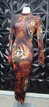 Load image into Gallery viewer, Tiger dress                     sz med, fitting sm/med

