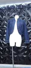 Load image into Gallery viewer, Ashley stewart denim jacket                    sz 1x
