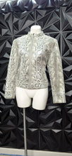Load image into Gallery viewer, Ruby rd reptile print jacket               sz 14, best fit sz 10/12
