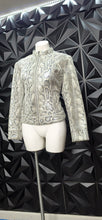 Load image into Gallery viewer, Ruby rd reptile print jacket               sz 14, best fit sz 10/12
