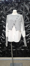 Load image into Gallery viewer, Shein layered blouse           sz large (up to sz 12)
