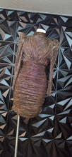 Load image into Gallery viewer, Sheike mettallic bodycon dress             sz 6
