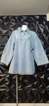 Load image into Gallery viewer, NWOT YAS oversize denim dress/top                  sz s-xlrg
