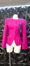 Load image into Gallery viewer, Kasper pink silouette blazer              sz 8
