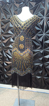 Load image into Gallery viewer, Babeyond sequin/beaded fringe dress              sz 4xl (18 fit)
