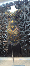 Load image into Gallery viewer, Babeyond sequin/beaded fringe dress              sz 4xl (18 fit)

