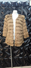 Load image into Gallery viewer, Denim 24/7 fringed open front duster                    sz 14w
