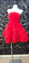 Load image into Gallery viewer, Georgina Chapman red flare dress               sz 10, best fit sz 8
