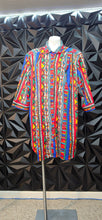 Load image into Gallery viewer, Top Notch multicolor top/dress                sz 3x
