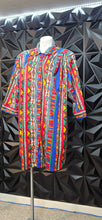 Load image into Gallery viewer, Top Notch multicolor top/dress                sz 3x
