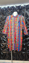 Load image into Gallery viewer, Top Notch multicolor top/dress                sz 3x
