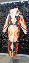 Load image into Gallery viewer, Abstract print hooded jacket                  sz small
