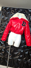 Load image into Gallery viewer, Helium red crop jacket                       sz medium
