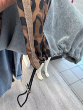 Load image into Gallery viewer, Jazmine Leopard Denim Drawstring Cargo Pants
