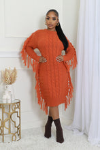 Load image into Gallery viewer, Coziest Feeling Midi Sweater Dress - Rustic
