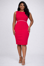 Load image into Gallery viewer, Calvin Klein red dress            sz 10
