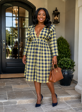 Load image into Gallery viewer, Glamourous plaid dress             sz 12
