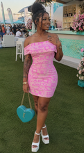 Load image into Gallery viewer, NWT Fashion nova alphabet dress    sz xl (best fit 10/12)
