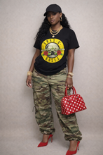 Load image into Gallery viewer, Camo pant/graphic tee  2 piece set            sz medium
