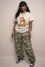 Load image into Gallery viewer, Camo pant/graphic tee  2 piece set       sz medium
