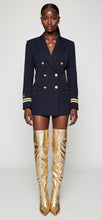 Load image into Gallery viewer, Saks Fifth military blazer             sz untagged, Best fit sz 8
