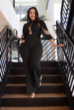 Load image into Gallery viewer, La Mesh Inserted Fashion Jumpsuit
