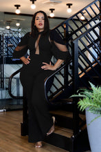 Load image into Gallery viewer, La Mesh Inserted Fashion Jumpsuit

