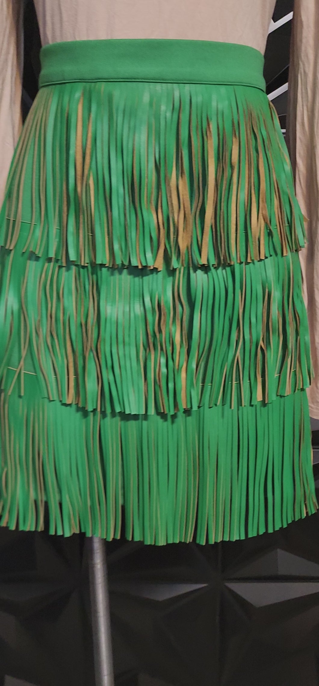 Jade by Jane leather fringe skirt          sz 2x